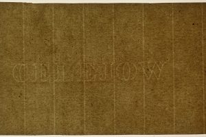 Filigran papierni w Celejowie, zbiory Muzeum Papiernictwa MD 490/2 AH