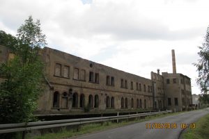 Ruiny papierni w 2016 r.