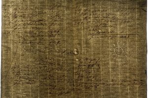 Arkusz rozliczeniowy na z 1835 r. na papierze czerpanym ze znakiem wodnym papierni w Mieroszowie: ALTFRIEDLAND, FH, słońce. Zbiory Muzeum Papiernictwa, MD 1999 AH