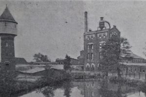Celulozownia siarczynowa w Dębnicy Kaszubskiej, około 1910 r.